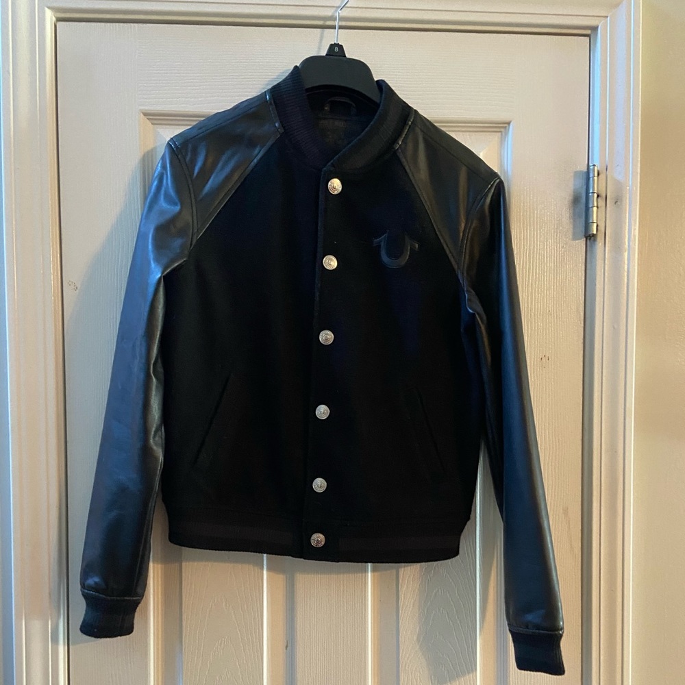 True Religion Letterman Jacket